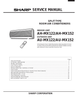 Sharp AH-MX122 User manual