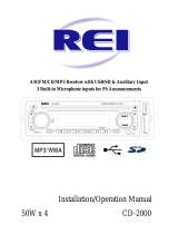REI CD-2000 Installation & Operation Manual