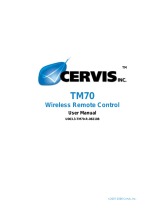 Cervis TM70 User manual