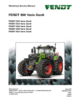 Fendt 900 Vario Gen6 Series Workshop Service Manual