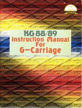 Brother KG 89 Owner's manual
