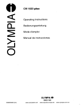 Olympia CM 1820 Plus Owner's manual