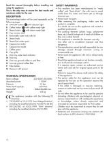 DeLonghi EC 270 Owner's manual