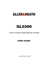 Allen-Heath GL 2000 Owner's manual