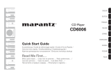 Marantz CD6006 Owner's manual
