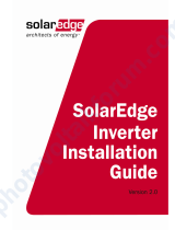 SolarEdge SE6000 Installation guide