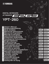 Yamaha PSR-E263 Owner's manual