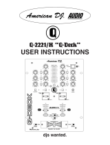 American DJ Audio Q-221 User manual