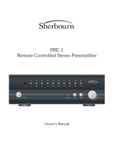 Sherbourn PRE-1 Owner's manual