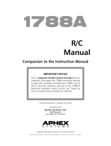 Aphex 1788-R User manual