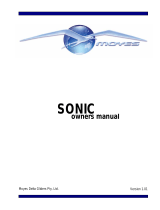 moyes Sonic Owner's manual