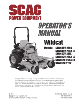 Scag Power Equipment Wildcat User manual