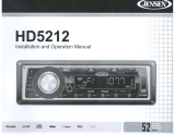 Jensen HD5212 User manual