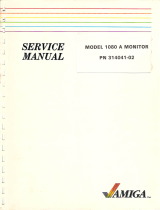 Amiga 1080 A User manual