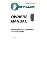 ZYLUX ZVS-280 Owner's manual