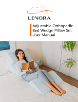 LENORAAdjustable Orthopedic Bed Wedge Pillow Set