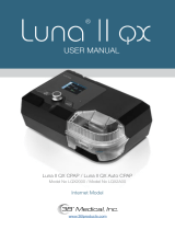 3B Medical Luna II QX Auto CPAP User manual