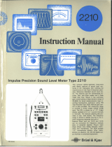 BRUEL & KJAER 2210 User manual