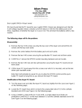 Logikit CMOS-4 User manual