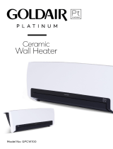 Goldair PLATINUM GPCW100 User manual