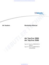 Webasto Air Top Evo 3900 Series Workshop Manual