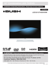 Bush LED32127HDDVDW User manual