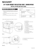 Sharp SMD3070AS Installation guide