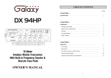 Galaxy DX 94HP Owner's manual