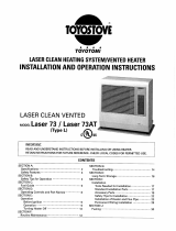 Toyotomi Laser 73 and 73AT Type L Owner's manual