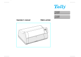 Tally Genicom T2280 SprintPro User manual