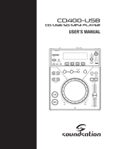 soundsation CD400-USB User manual