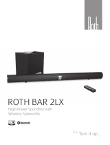 Roth BAR 2LX User manual