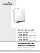 Intergas Combi Compact HRE 36/30 Installation, Service And User Instructions Manual
