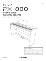 Casio PX-800 User manual