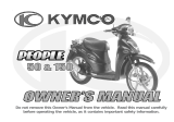 KYMCO People 150 Owner's manual