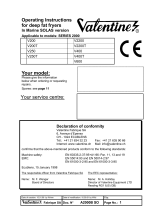 Valentine V400T Operating Instructions Manual
