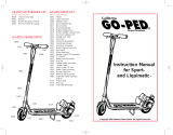 Go-Ped Sport User manual