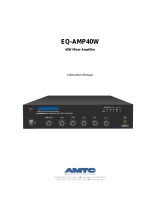 AMTC EQ-AMP40W User manual