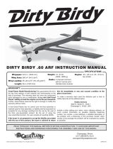 GREAT PLANES DIRTY BIRDY .60 ARF User manual
