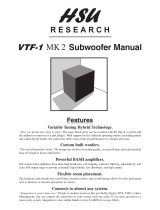 HSU VTF-15H User manual