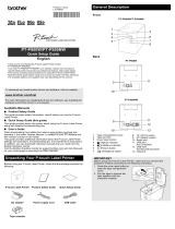 Brother PT-P900W Quick Setup Manual