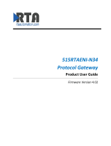 RTA 515RTAENI-N34 Product User Manual