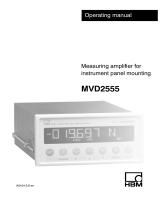 HBM MVD2555 Operating instructions