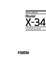 Fostex X-34 User manual