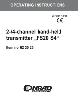 Conrad Electronic FS20 S4 Operating Instructions Manual