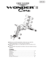 WonderCore 2 Home Multi Gym User manual