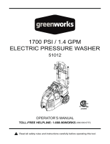 Greenworks 51012 User manual