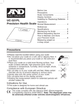A&D UC-321PL User manual