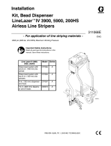 Graco 311068E - Kit, Bead Dispenser LineLazer IV 3900, 5900, 255HS Airless Line Stripers Owner's manual