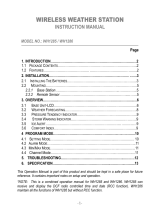 Fine Offset Electronics WH1286 User manual